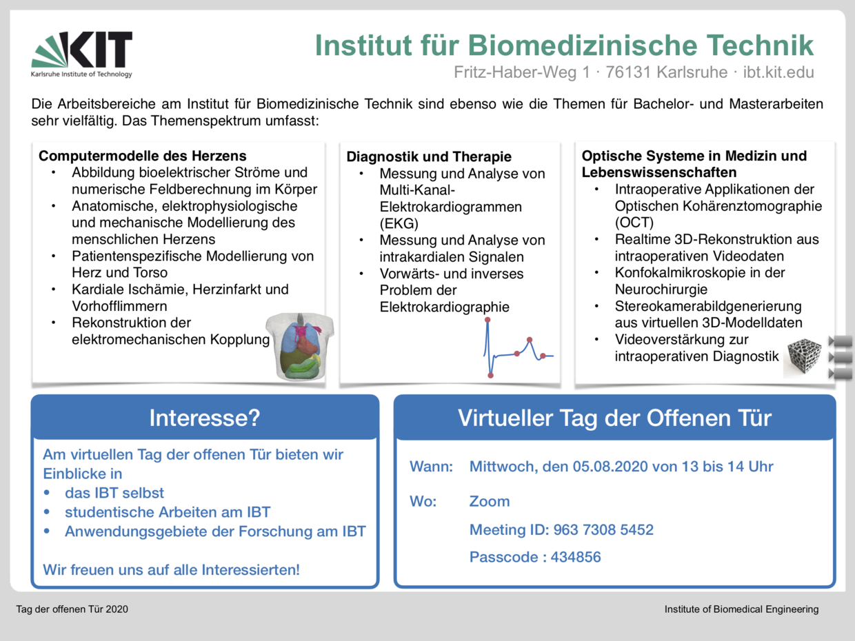 Virtueller Tag der offenen Tür